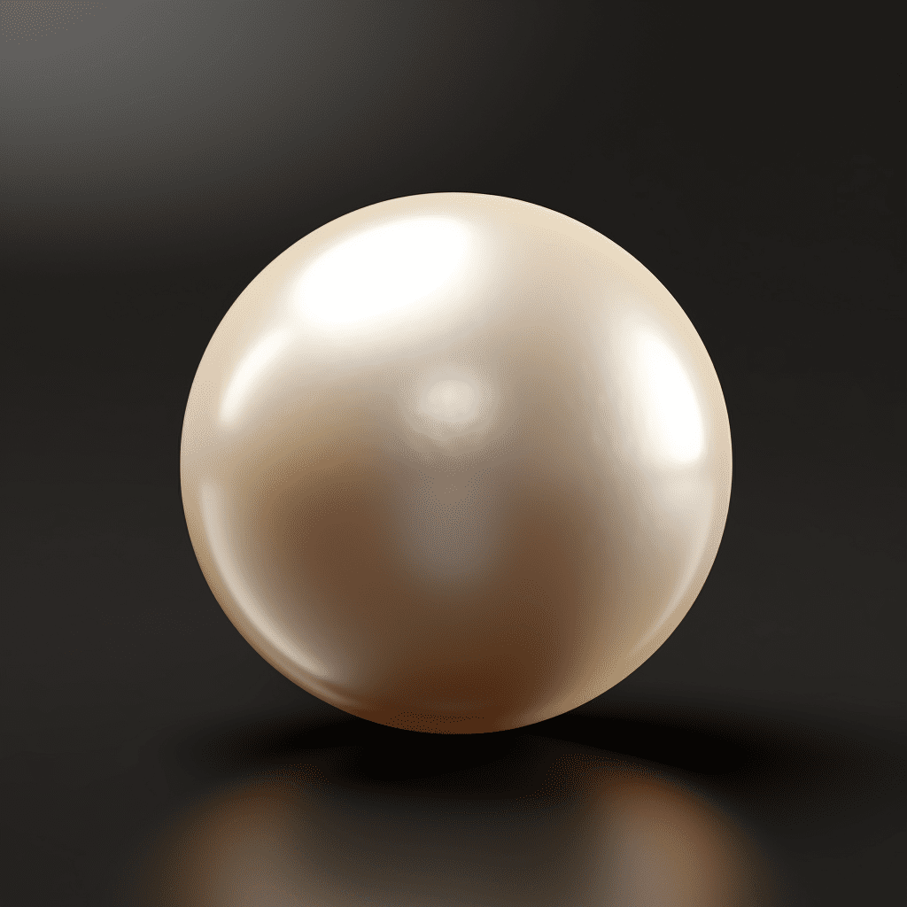 Image showcasing single pearl gemstone