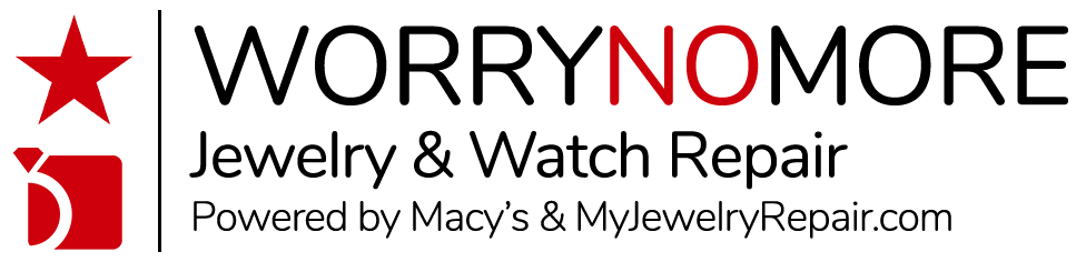 Authorized Macy's WORRYNOMORE Image Showing Macy's WORRYNOMORE Jewelry Repair logo
