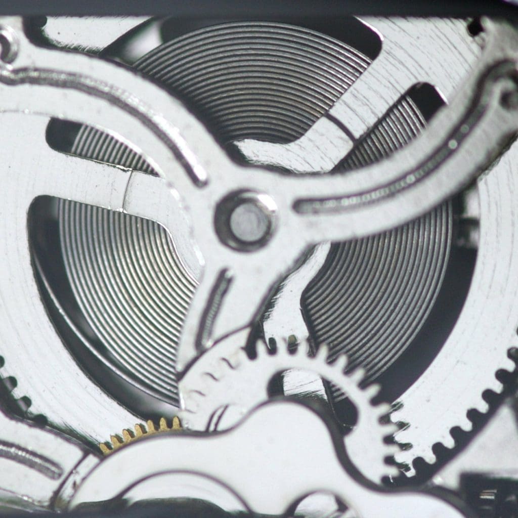 Image showcasing up-close image of watch mainspring