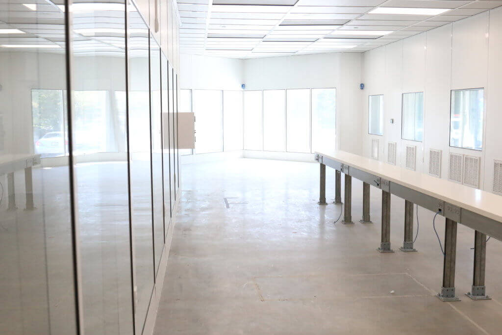 Clean Room Image showing Watch Service Center Clean Room