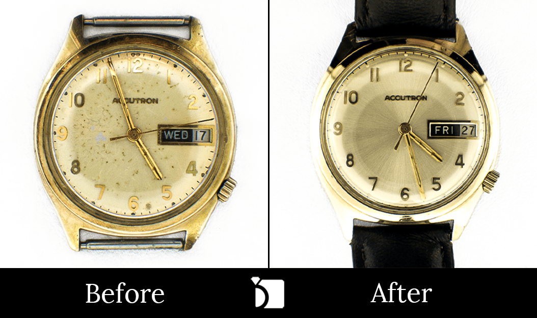 Before & After #87 1970 Bulova Accutron Timepiece Receives Premier Vintage Watch Restoration