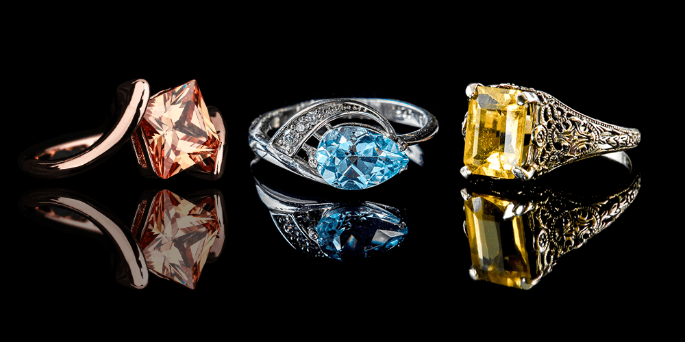 November Birthstone Fine Jewelry Rings Topaz Citrine Gemstone Combined Featured Image