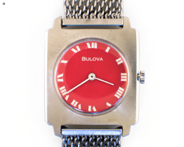 After #144 Front View of Restored Vintage Manual Wind Bulova Timepiece After Restored With Premier Watch Repair Services