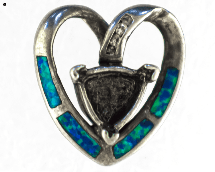 Before #145 Heart-Shaped Necklace Pendant Upon Arrival to My Jewelry Repair Service Center