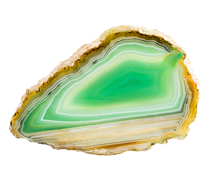 May Birthstone Isolated Single Loose Agate Gemstone