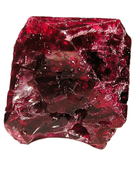 August Birthstone Isolated Single Loose Spinel Gemstone