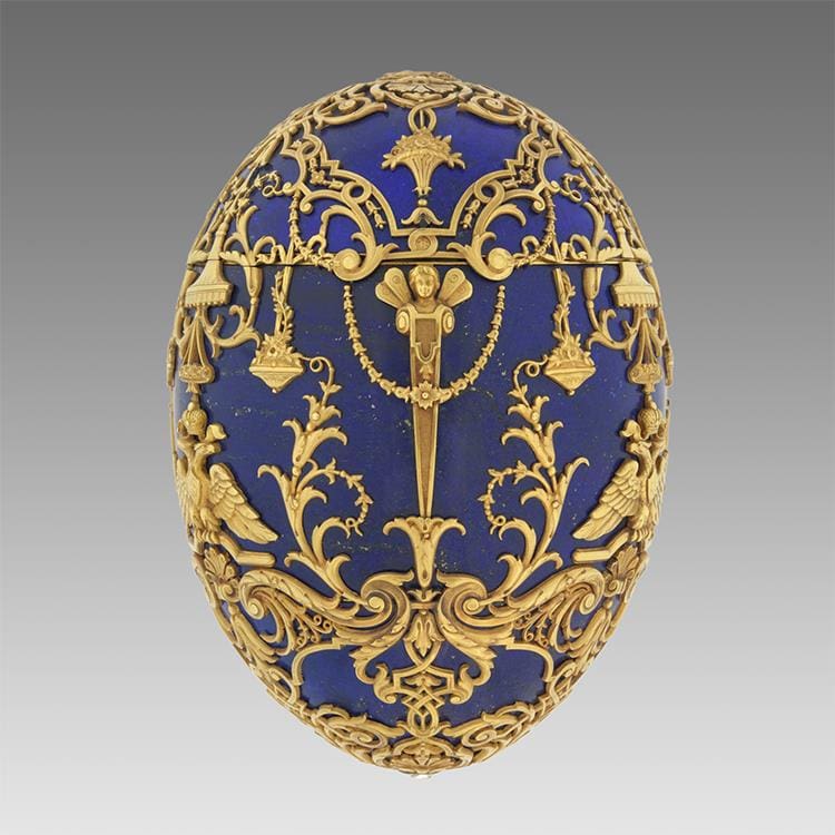 The Tsarevich Easter Egg 1912 by Fabergé via Virginia Museum of Fine Arts
