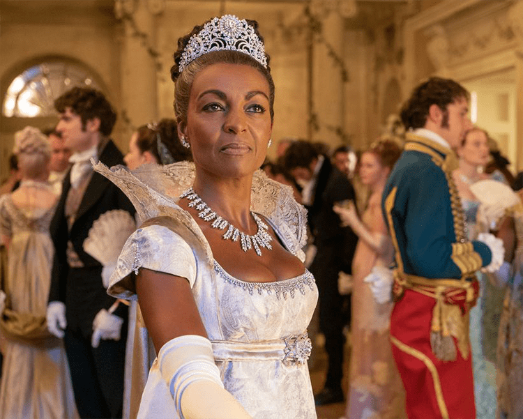 Lady Soma Agatha Danbury Wearing Family Heirloom Royal Jewels at Ball