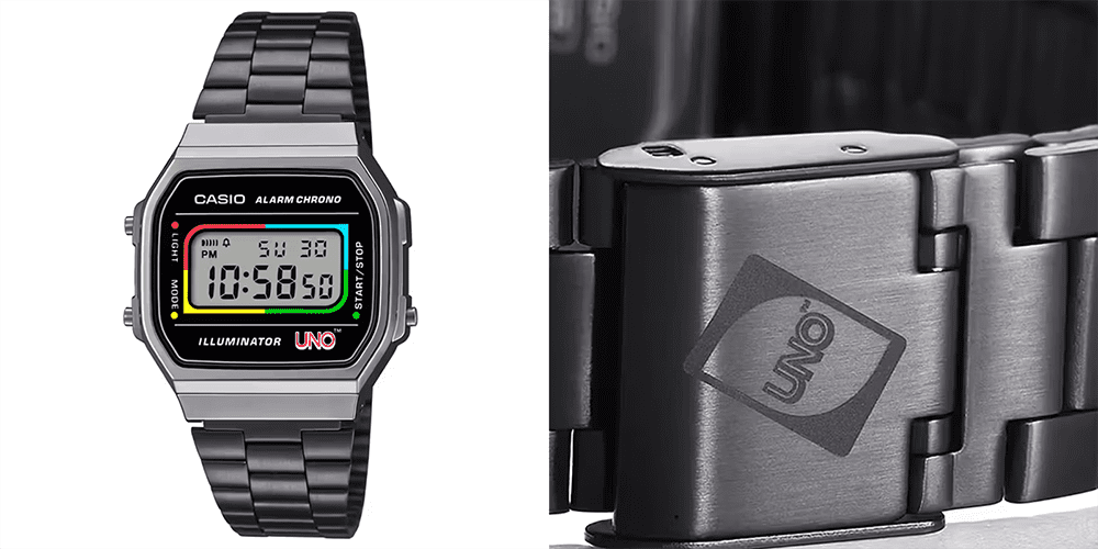 Casio Uno Vintage A168 Wild Card Colors