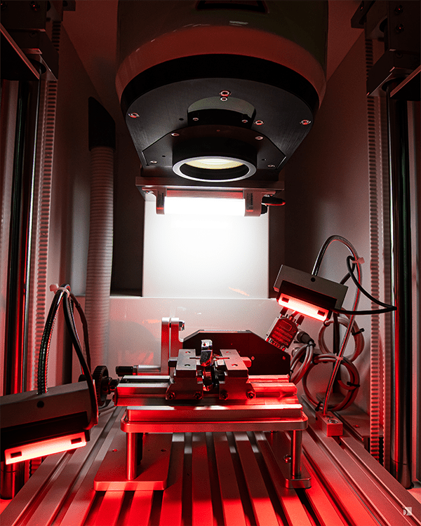 Inside of Professional Laser Engraving Machine at My Jewelry Repair Facility