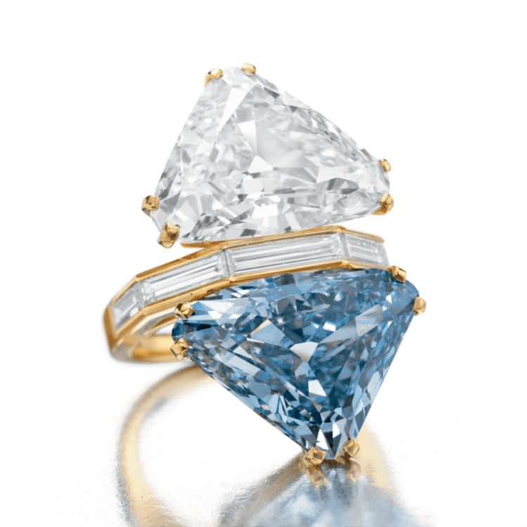 World Famous Bulgari Two-Stone Ring via Christies