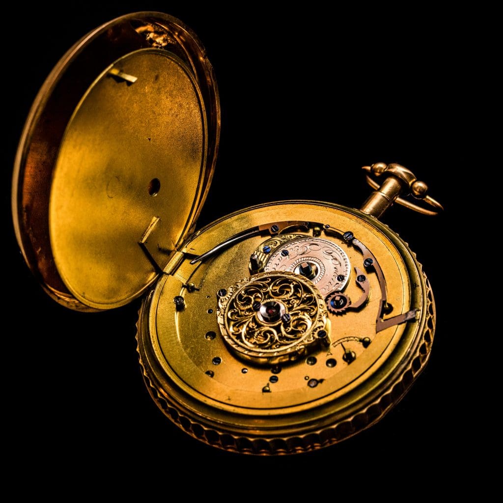 Image of open pocket watch