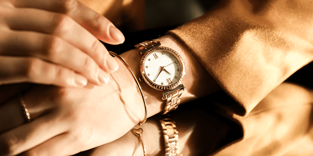 Restored Cocktail Watch on Woman's Wrist
