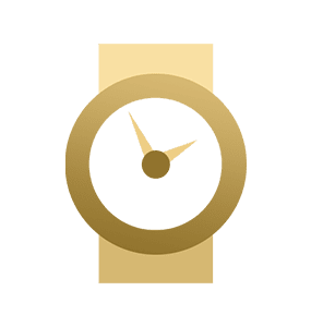 Online Watch Repair Image Showing Online Watch Repair by Mail Icon