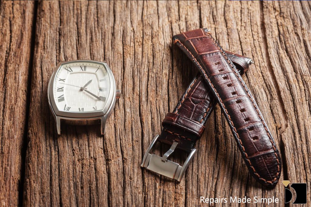 Leather Watch Band Replacement and Repair Image Showcasing Leather Watch Band Replacement